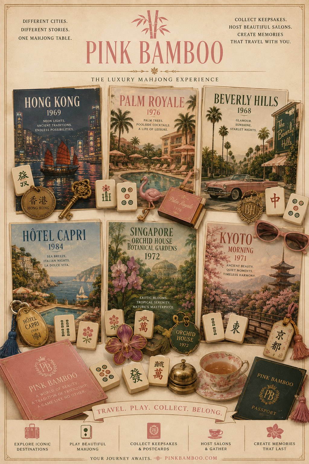 Pink Bamboo — The Luxury Mahjong Experience